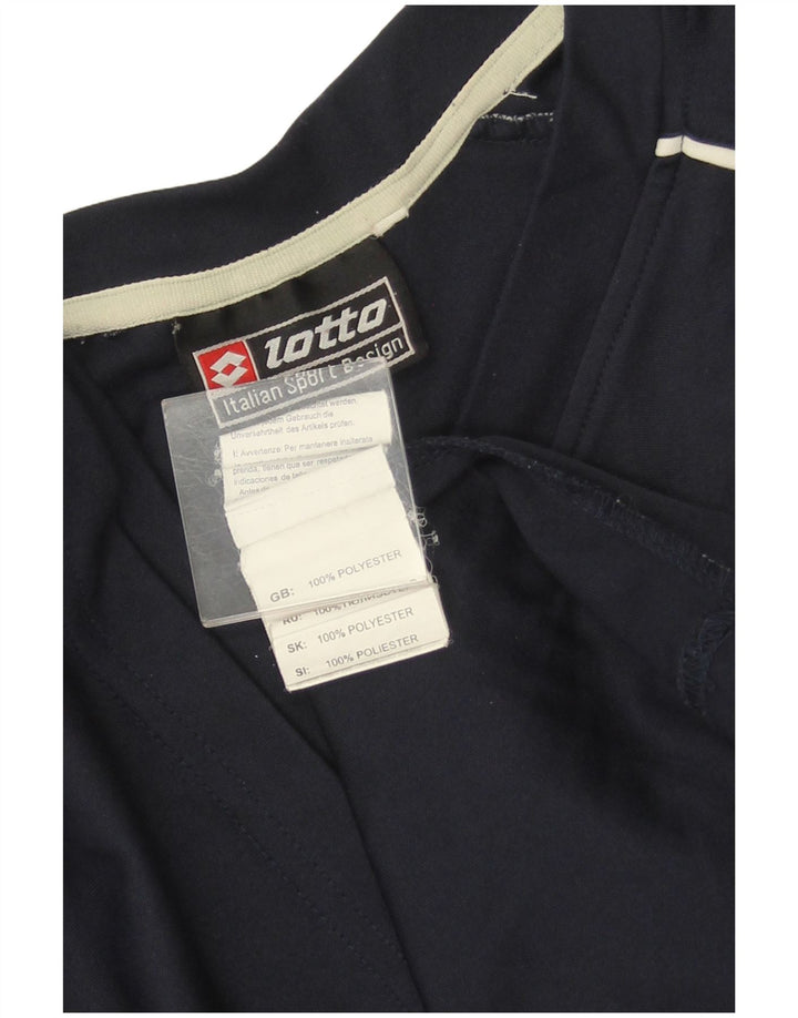 T-shirt da uomo Lotto Top 2XL poliestere blu navy