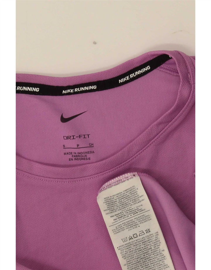 T-shirt Nike Dri Fit da uomo, piccola, in poliestere viola