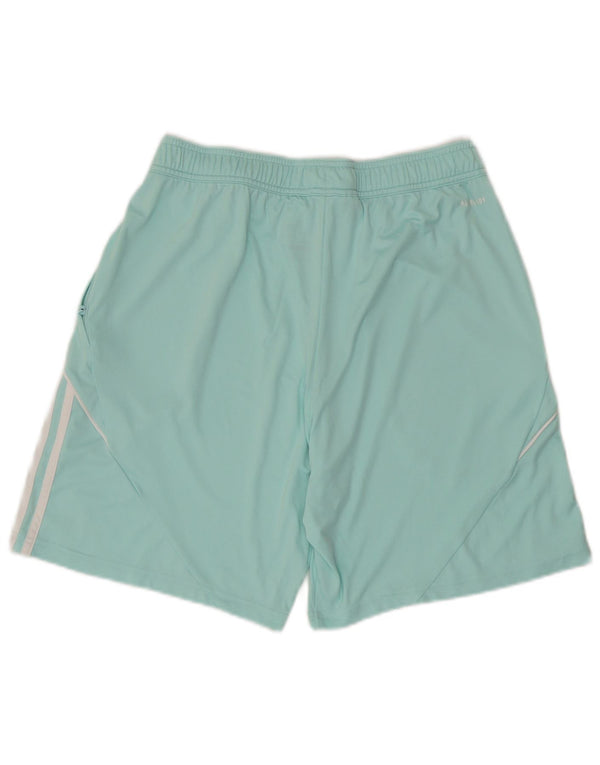Pantaloncini sportivi Adidas Aeroready Regular Fit da uomo di grandi dimensioni in poliestere turchese