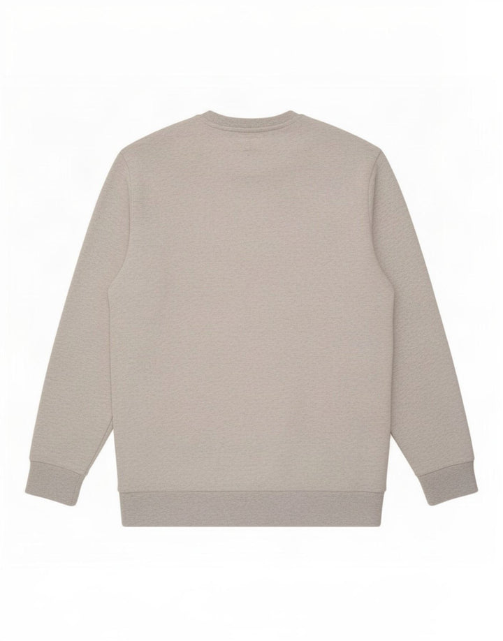 Felpa grafica da uomo Adidas maglione grigio medio chiazzato