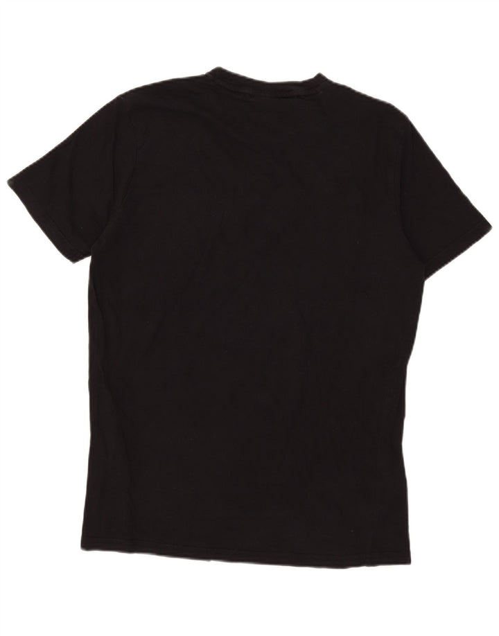 T-shirt grafica da uomo CHAMPION Top in cotone blu navy medio