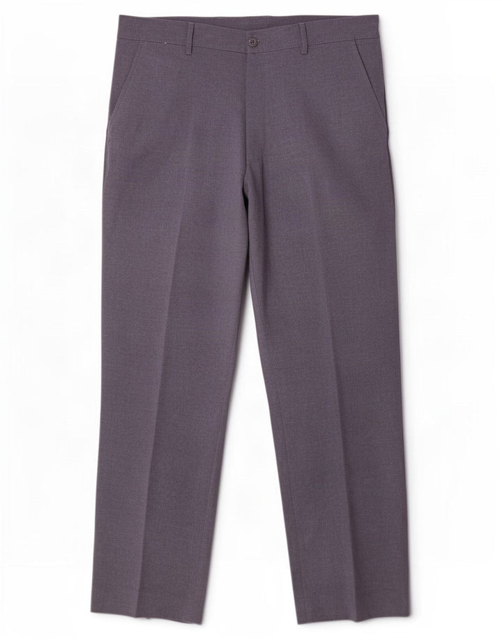 Pantaloni da abito dritti da uomo Farah W36 L31 poliestere blu navy