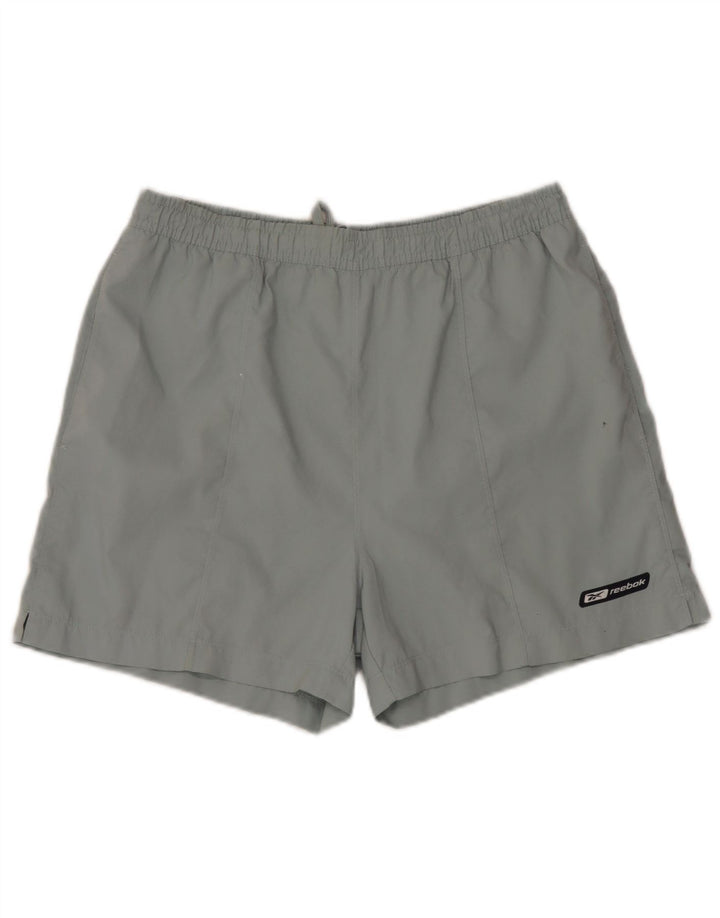 Pantaloncini sportivi Reebok da uomo blu medio in poliestere
