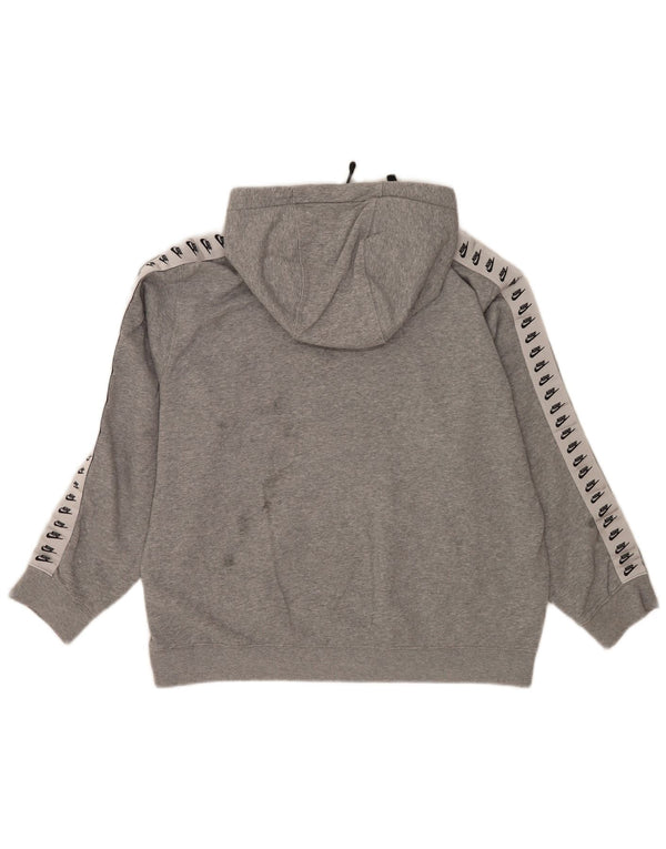 Felpa con cappuccio da uomo Nike Large in cotone color block grigio