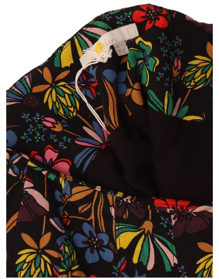 Gonna a trapezio da donna Boden UK 8 piccola W30 floreale multicolore