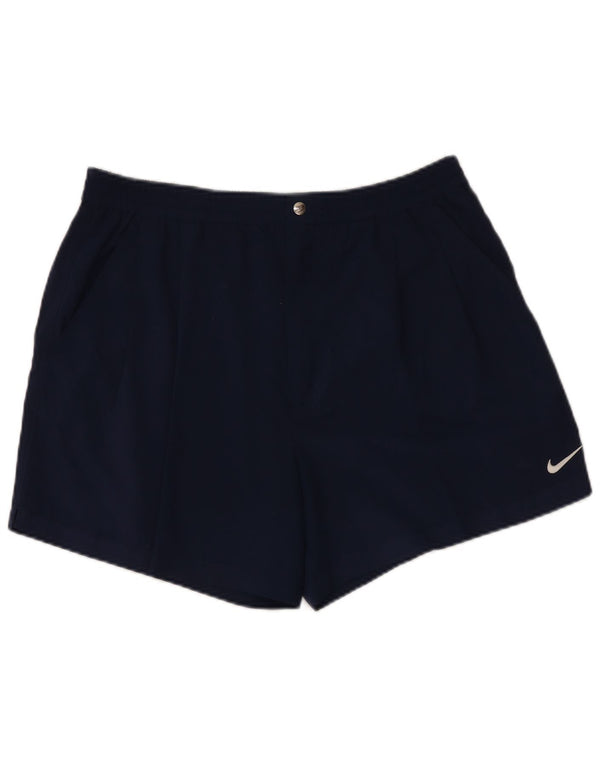 Pantaloncini sportivi Nike da uomo XL blu navy in poliestere