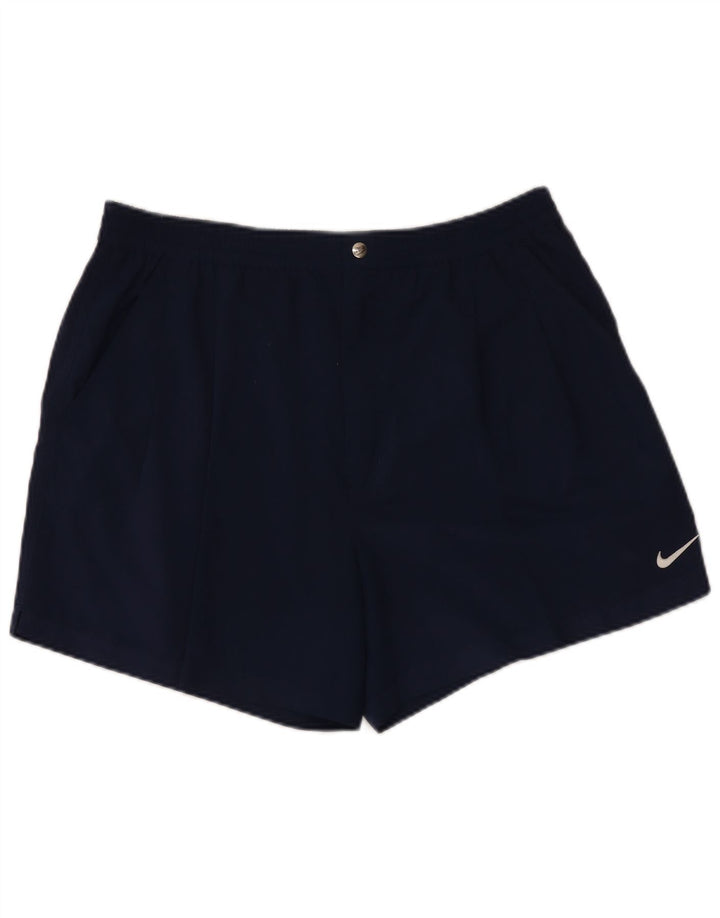 Pantaloncini sportivi Nike da uomo XL blu navy in poliestere