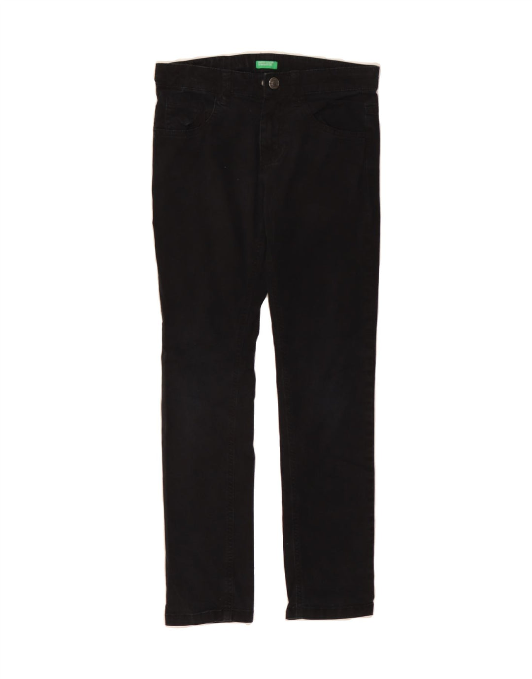 BENETTON Boys Slim Jeans 11-12 Years W26 L25 Black Vintage Benetton and Second-Hand Benetton from Messina Hembry 