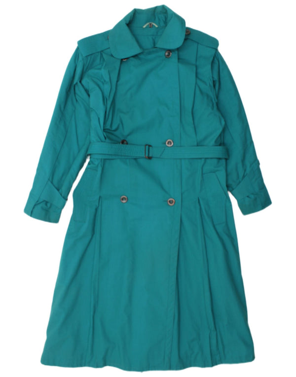 Trench da donna NINO UK 14 grande poliestere turchese