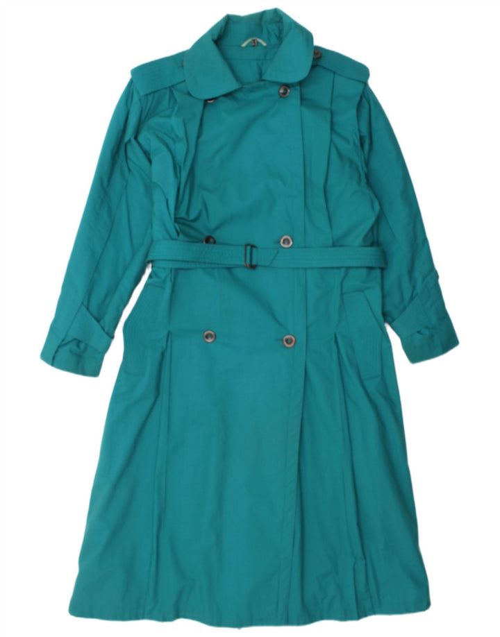 Trench da donna NINO UK 14 grande poliestere turchese