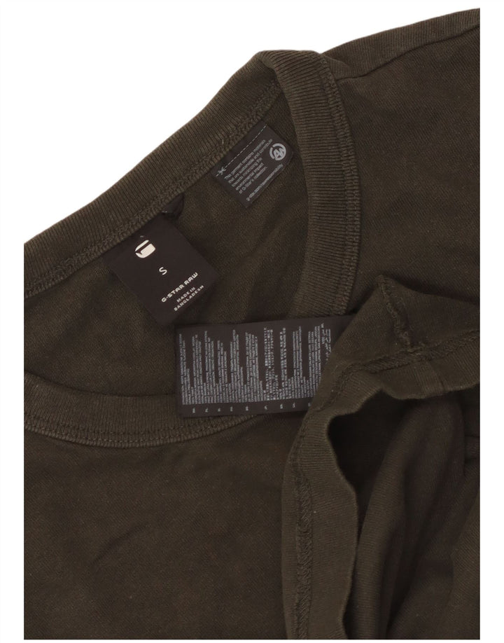 T-shirt da uomo G-Star Top piccola in cotone kaki