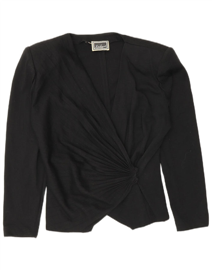 Cardigan Donna Luisa Spagnoli IT 46 Large Nero Lana