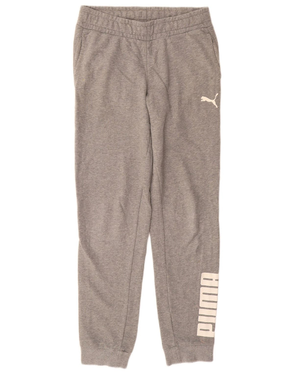 Pantaloni da tuta con grafica PUMA da donna Joggers UK 8 Small Grigio