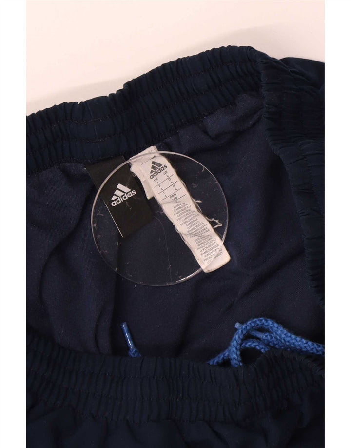 Pantaloni da tuta da uomo Adidas Joggers grandi in poliestere blu navy