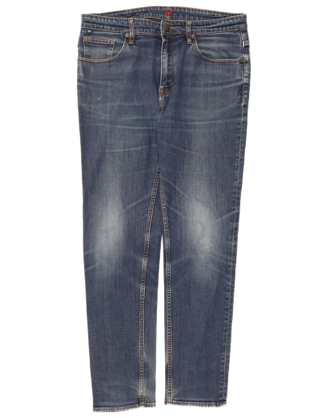 Crew Clothing Jeans slim da uomo W36 L31 cotone blu
