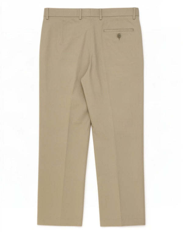 Pantaloni casual da uomo Marks & Spencer su misura W34 L31 poliestere verde