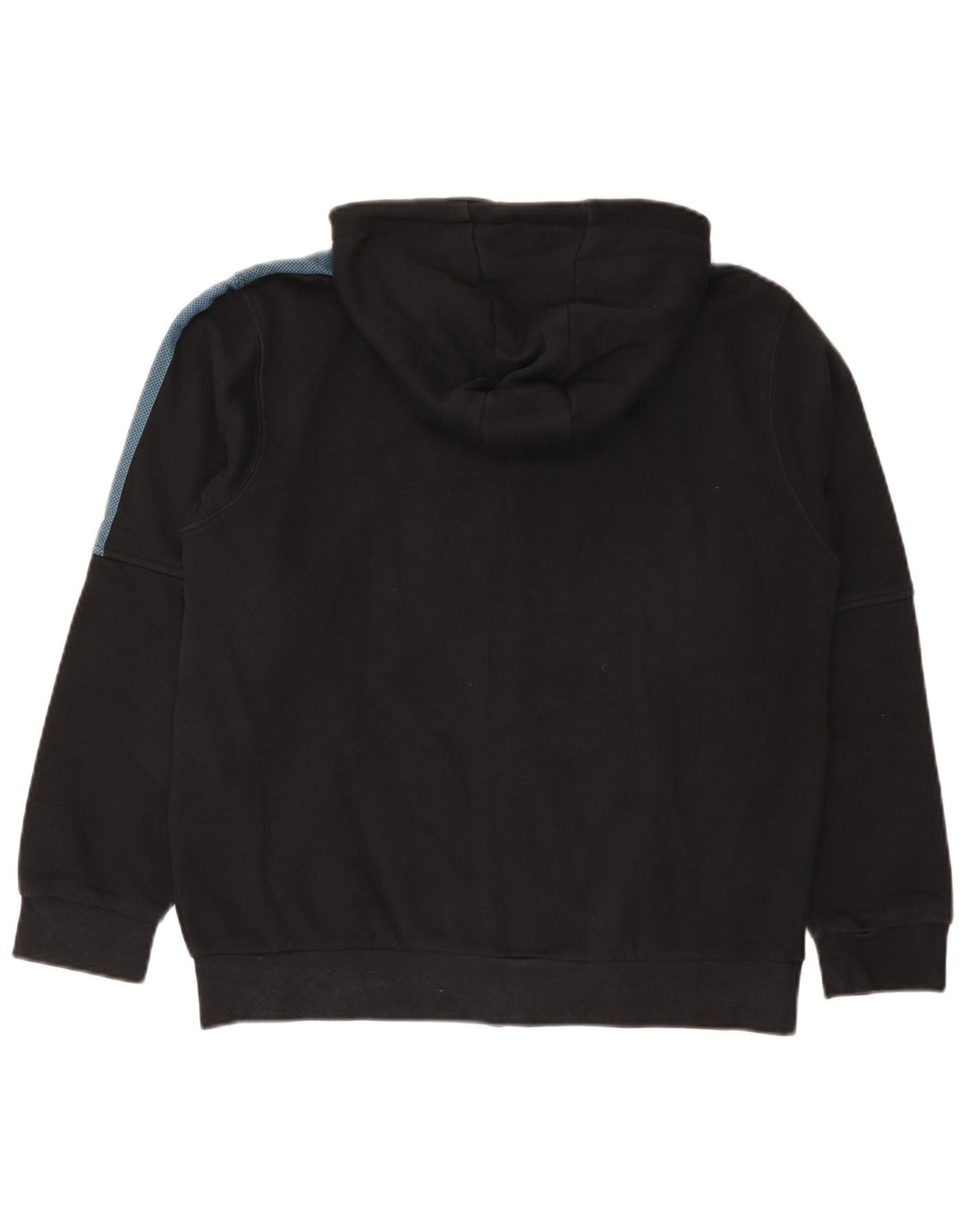 Maglione con cappuccio e zip da uomo Arena in cotone color block medio nero