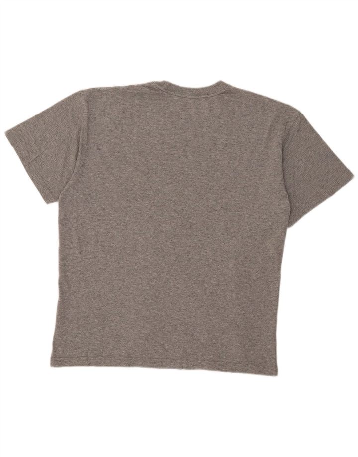 T-shirt grafica da uomo CAT Top XL in cotone grigio