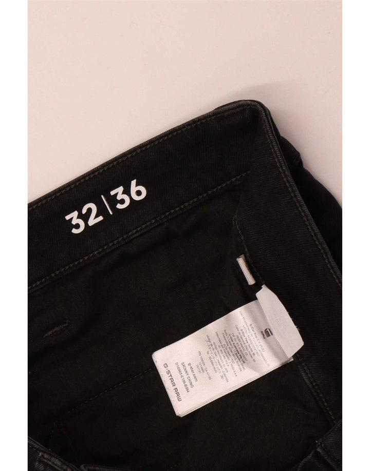 Jeans slim da uomo G-Star W32 L36 cotone nero