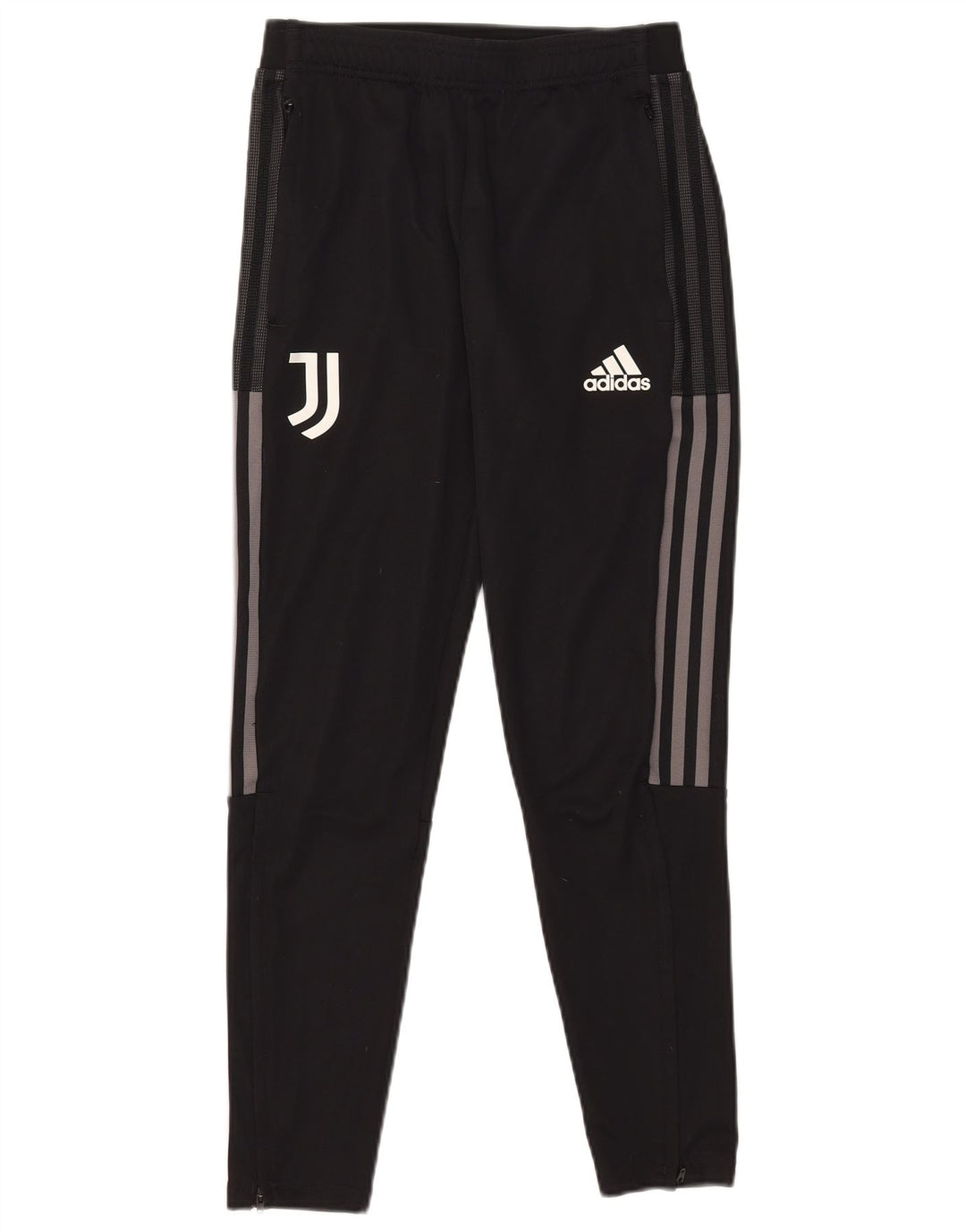 Pantaloni da tuta Adidas da uomo Juventus piccoli in poliestere nero