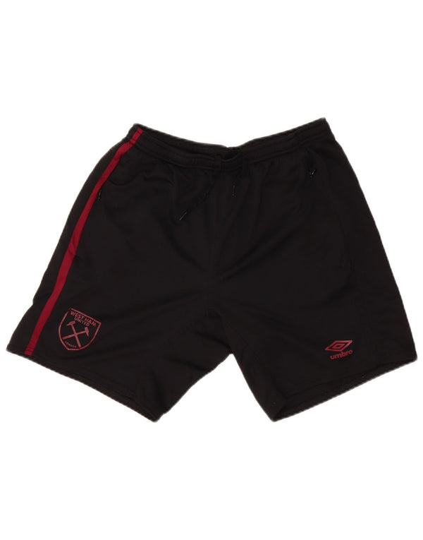 UMBRO Pantaloncini sportivi da uomo West Ham United F.C. Poliestere nero medio