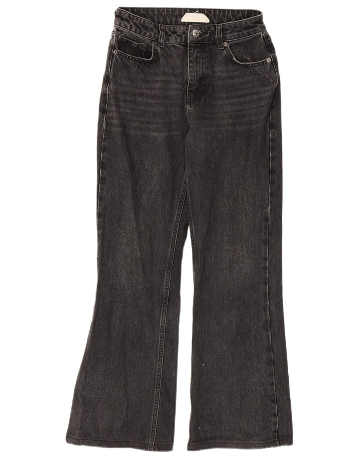Jeans svasati da donna Topshop W26 L30 cotone grigio