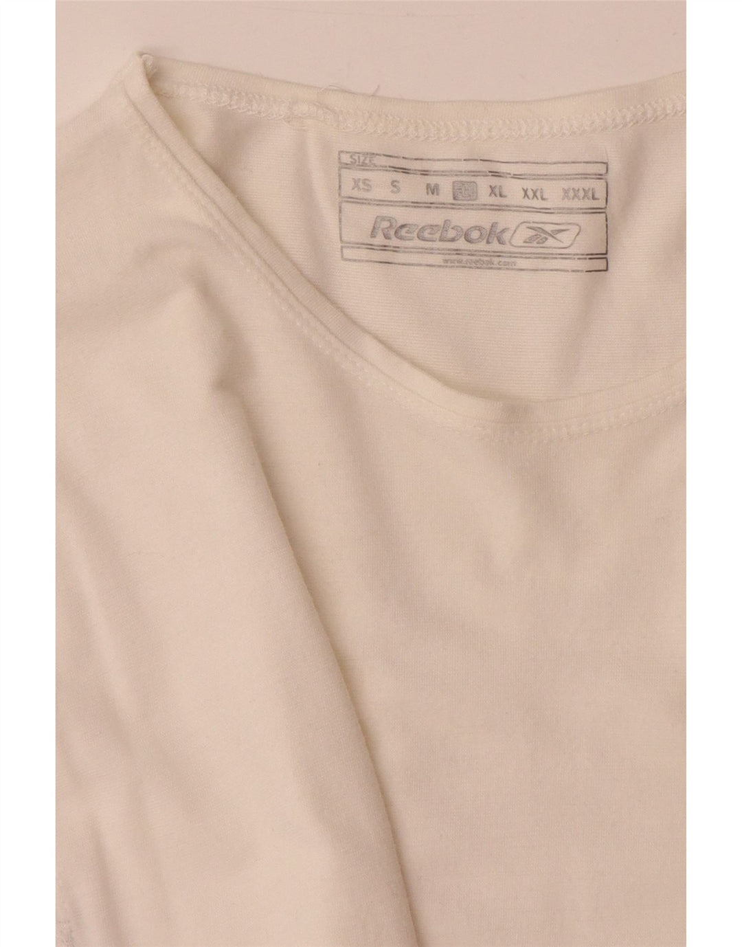 T-shirt grafica da uomo Reebok Top Large in viscosa bianca