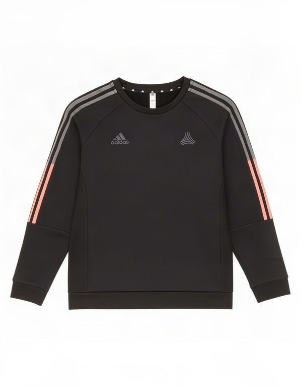 Adidas Mens Graphic Sweatshirt Jumper Medium Black Polyester