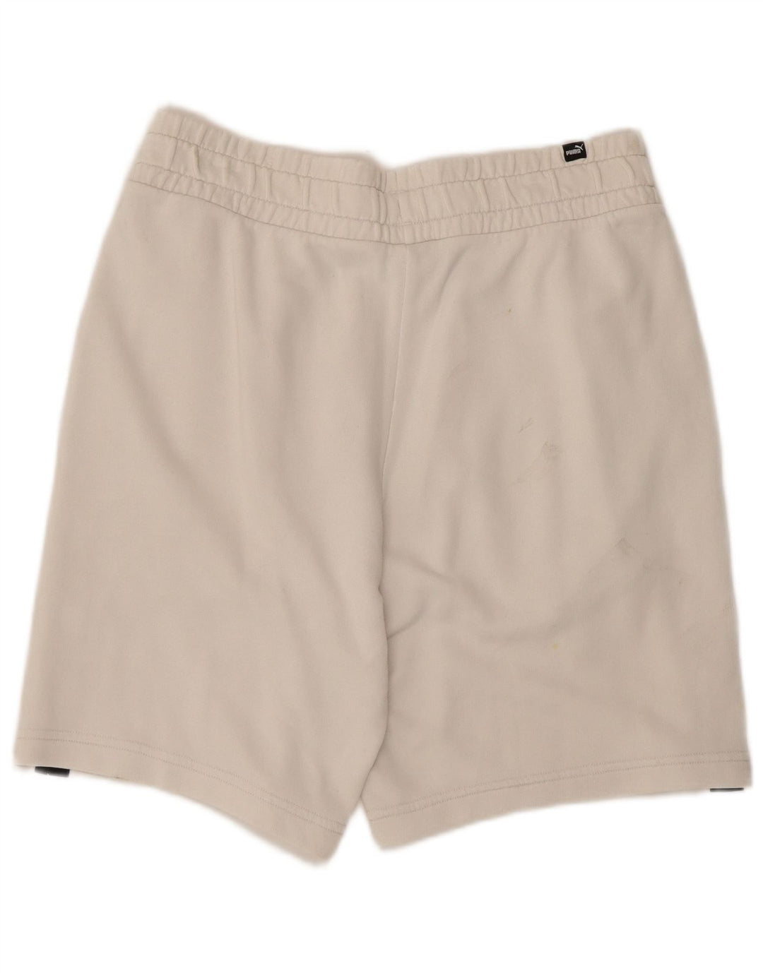 Pantaloncini sportivi grafici da uomo Puma grandi in cotone bianco