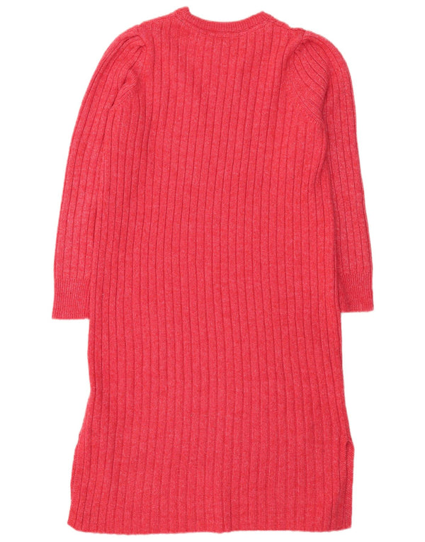 Abito maglione a maniche lunghe da donna John Lewis UK 16 Large Pink Poliestere