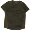T-shirt aderente da uomo Under Armour Top XL poliestere a righe verdi