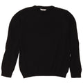 Maglione Marks & Spencer da bambino con scollo a V 13-14 anni in cotone nero
