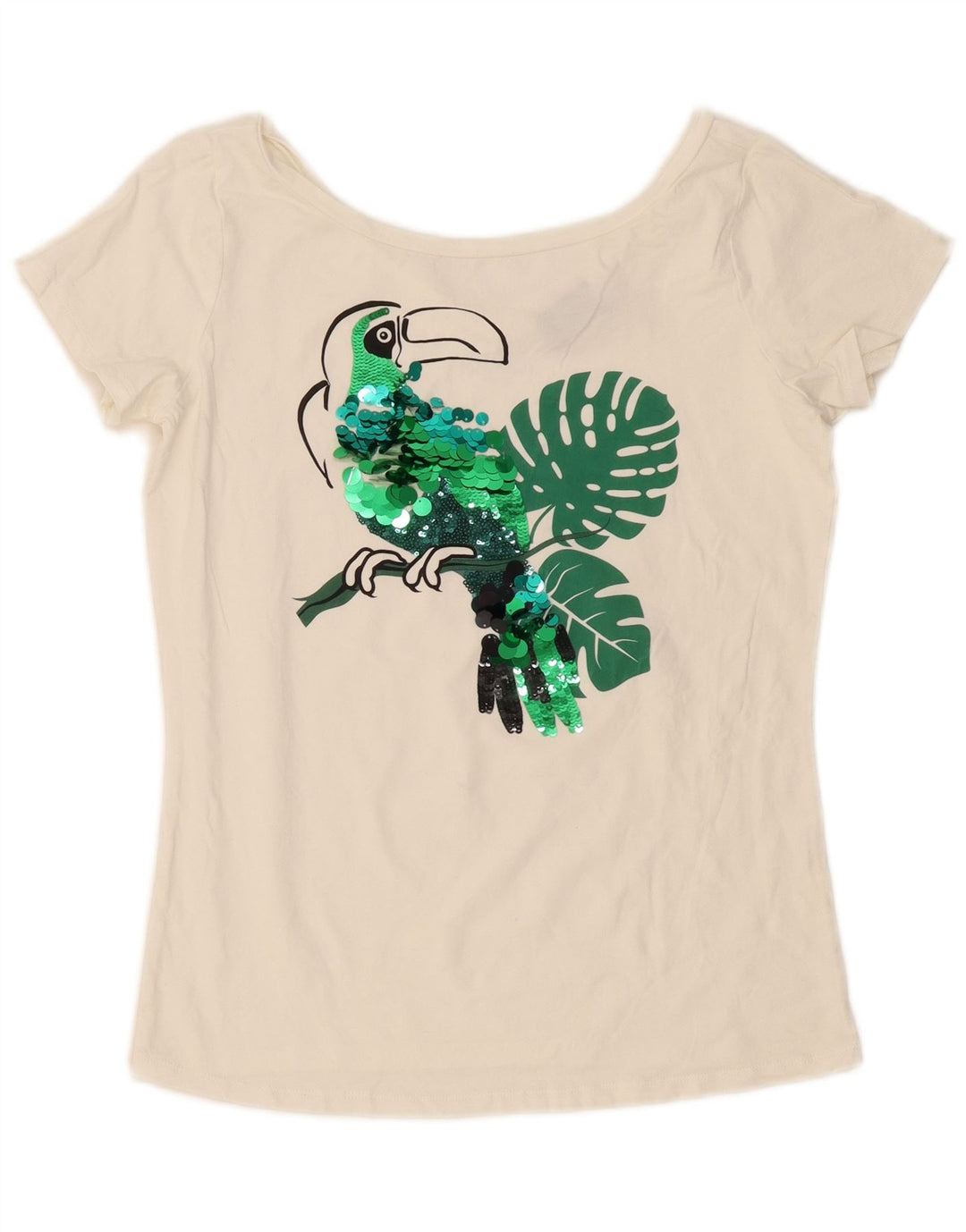 T-shirt grafica da donna Liu Jo Top UK 14 Medium White