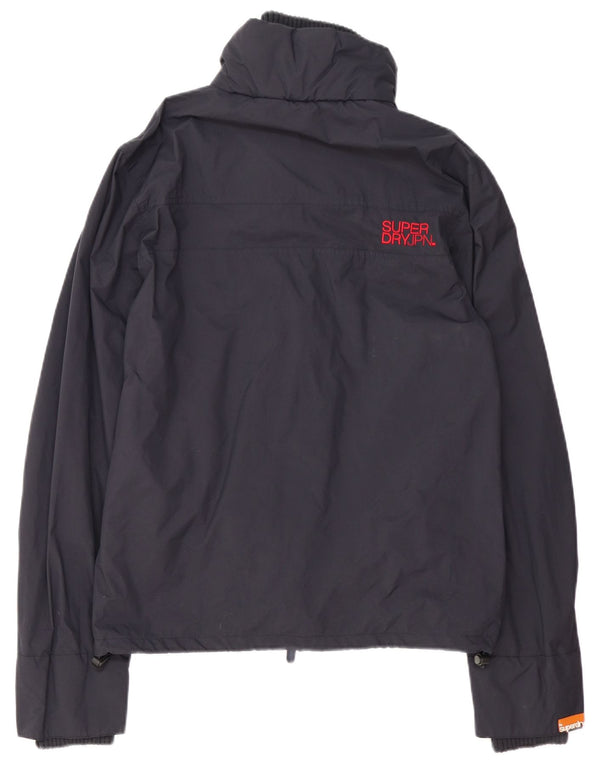 Giacca antipioggia da uomo Superdry UK 36 Small Blu Navy Poliestere