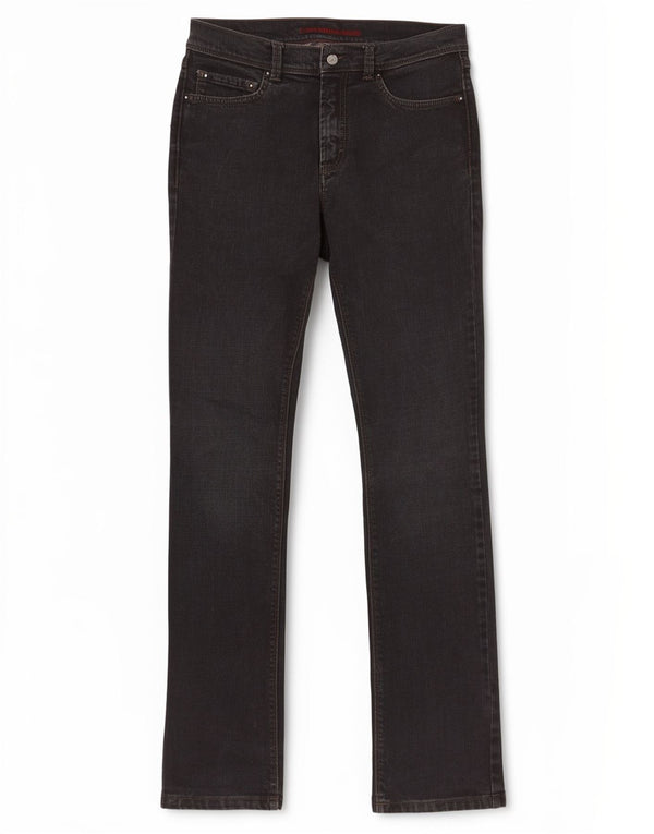 Jeans Straight Uomo Trussardi W29 L32 Cotone Grigio