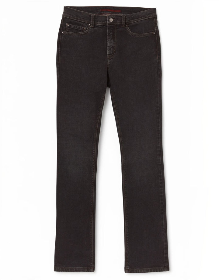 Jeans Straight Uomo Trussardi W29 L32 Cotone Grigio