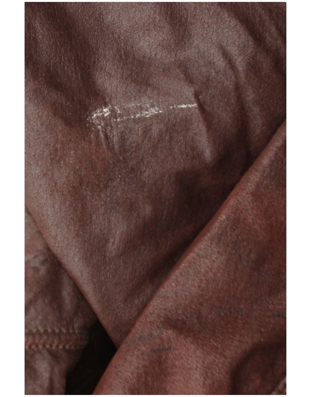ANNO DOMINI Mens Leather Jacket IT 54 2XL Brown