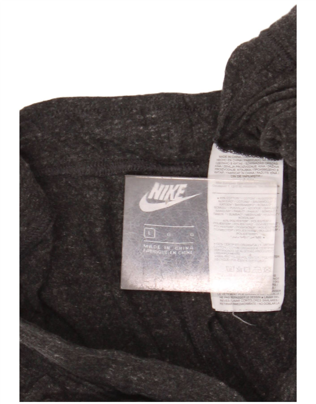 Pantaloncini sportivi da donna NIKE UK 16 grandi in cotone grigio