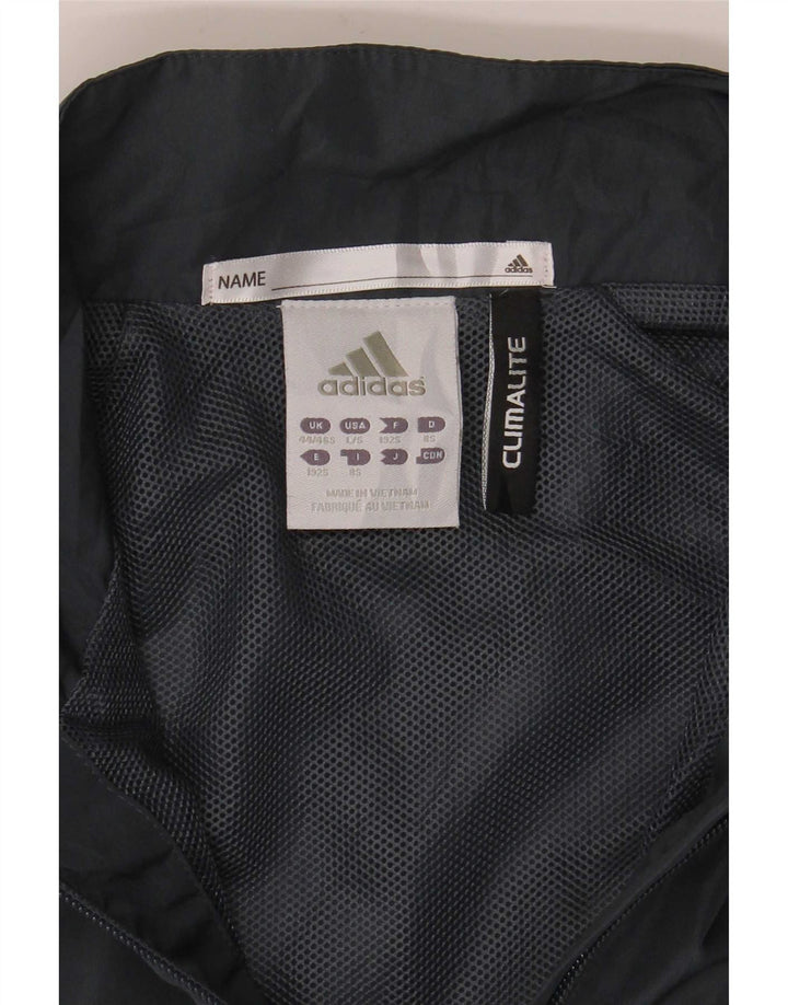 Tuta intera Adidas Climalite da uomo UK 44/46 Large Grigio Colourblock
