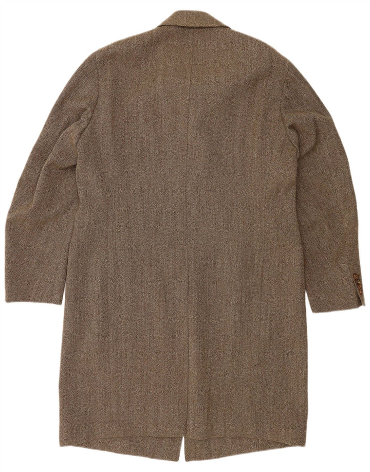 Soprabito vintage da uomo IT 54 2XL Lana marrone