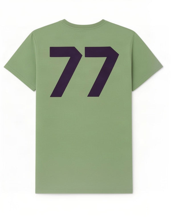 T-shirt grafica da uomo Superdry Top in cotone verde medio