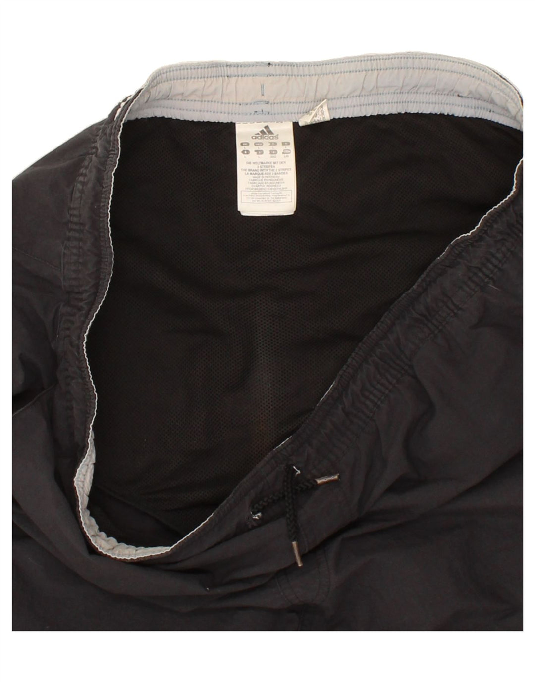 ADIDAS Mens Sport Shorts Large  Black Polyester Vintage Adidas and Second-Hand Adidas from Messina Hembry 