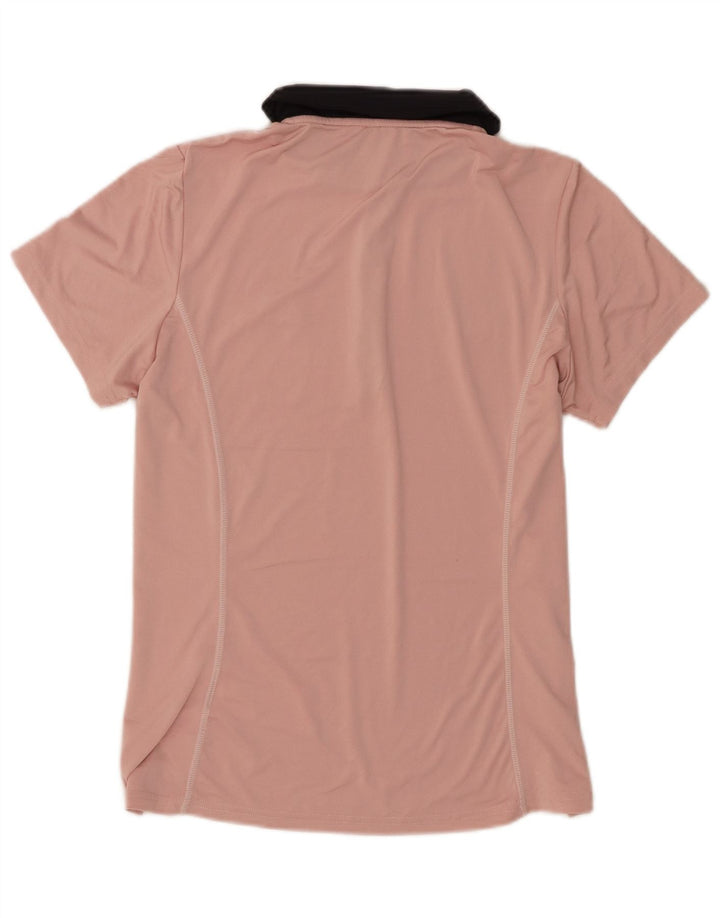 Polo da donna Ellesse UK 12 Poliestere color block rosa medio