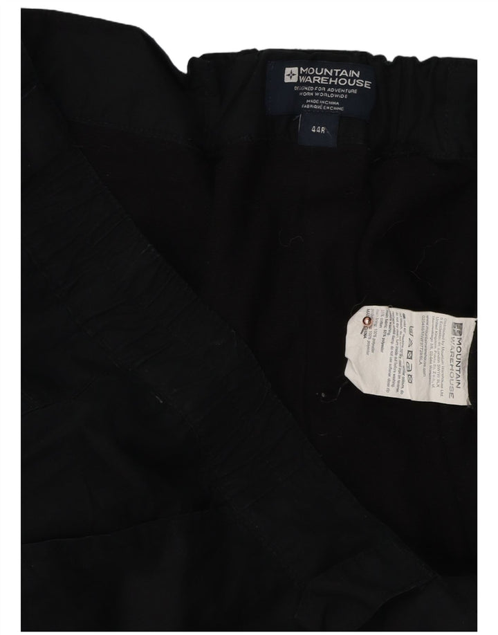 MOUNTAIN WAREHOUSE Pantaloni cargo dritti da uomo W44 L27 Poliestere nero