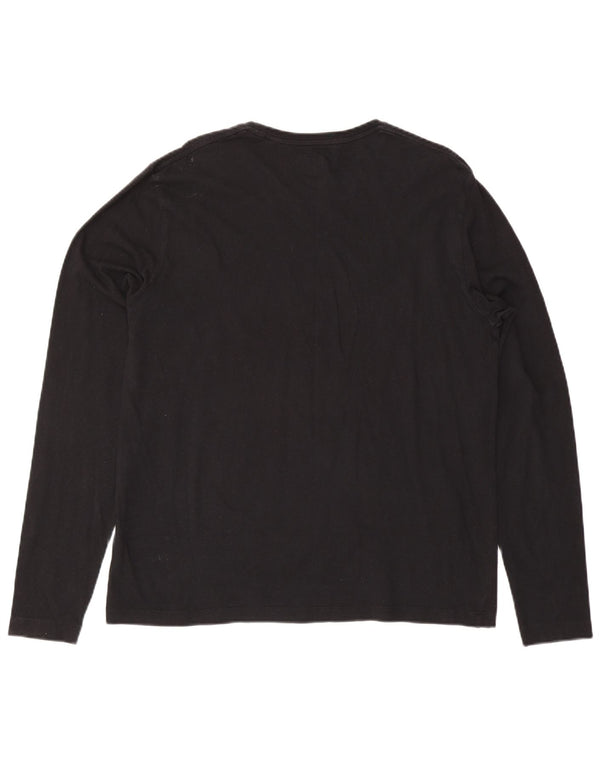 Maglia da uomo a maniche lunghe Jack Wills XL in cotone nero