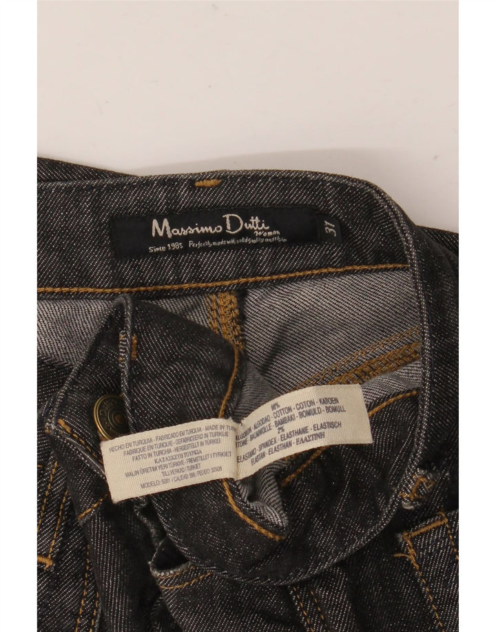 Jeans dritti da donna Massimo Dutti W31 L34 cotone blu navy