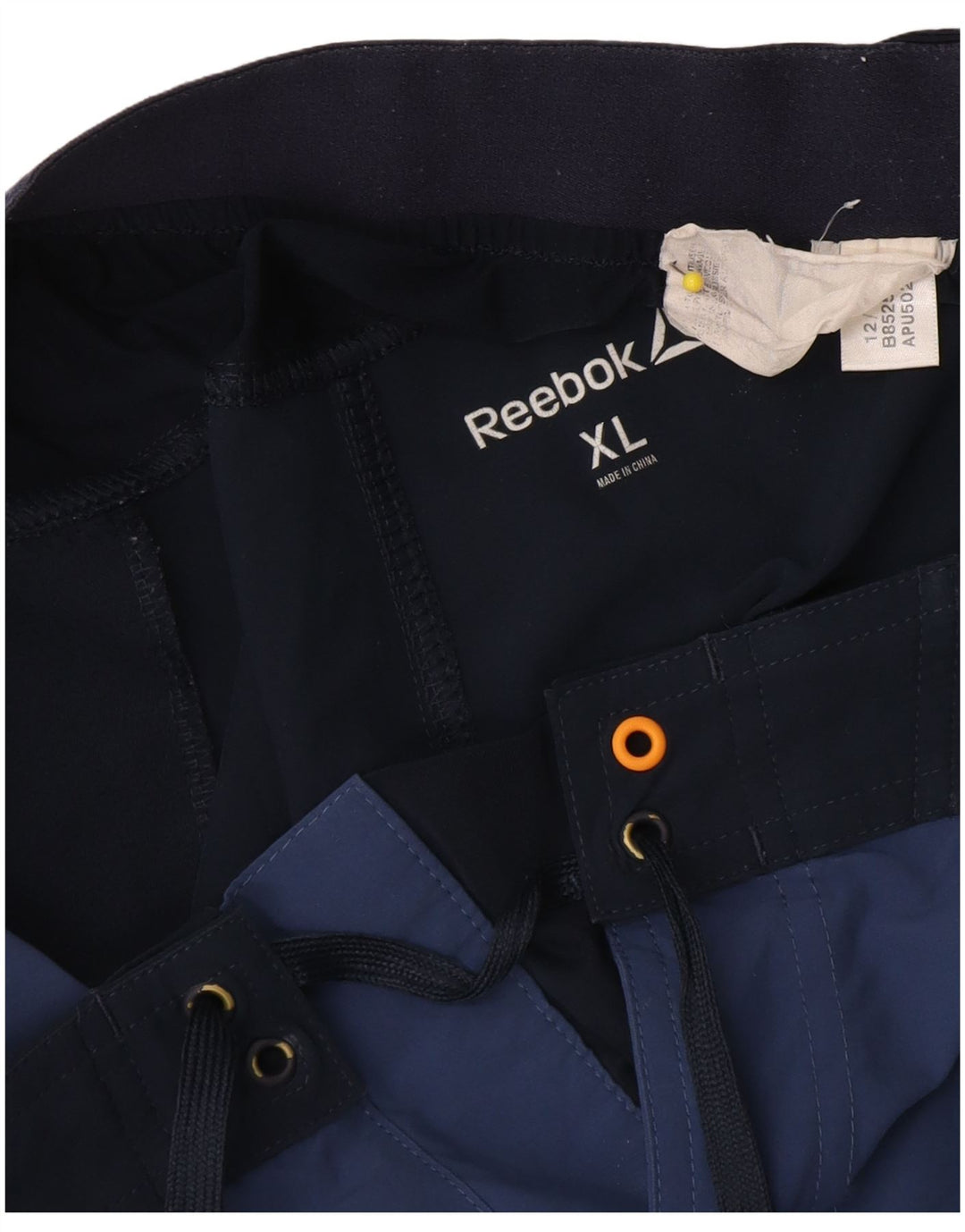 Pantaloncini da bagno da uomo Reebok XL blu navy in poliestere color block