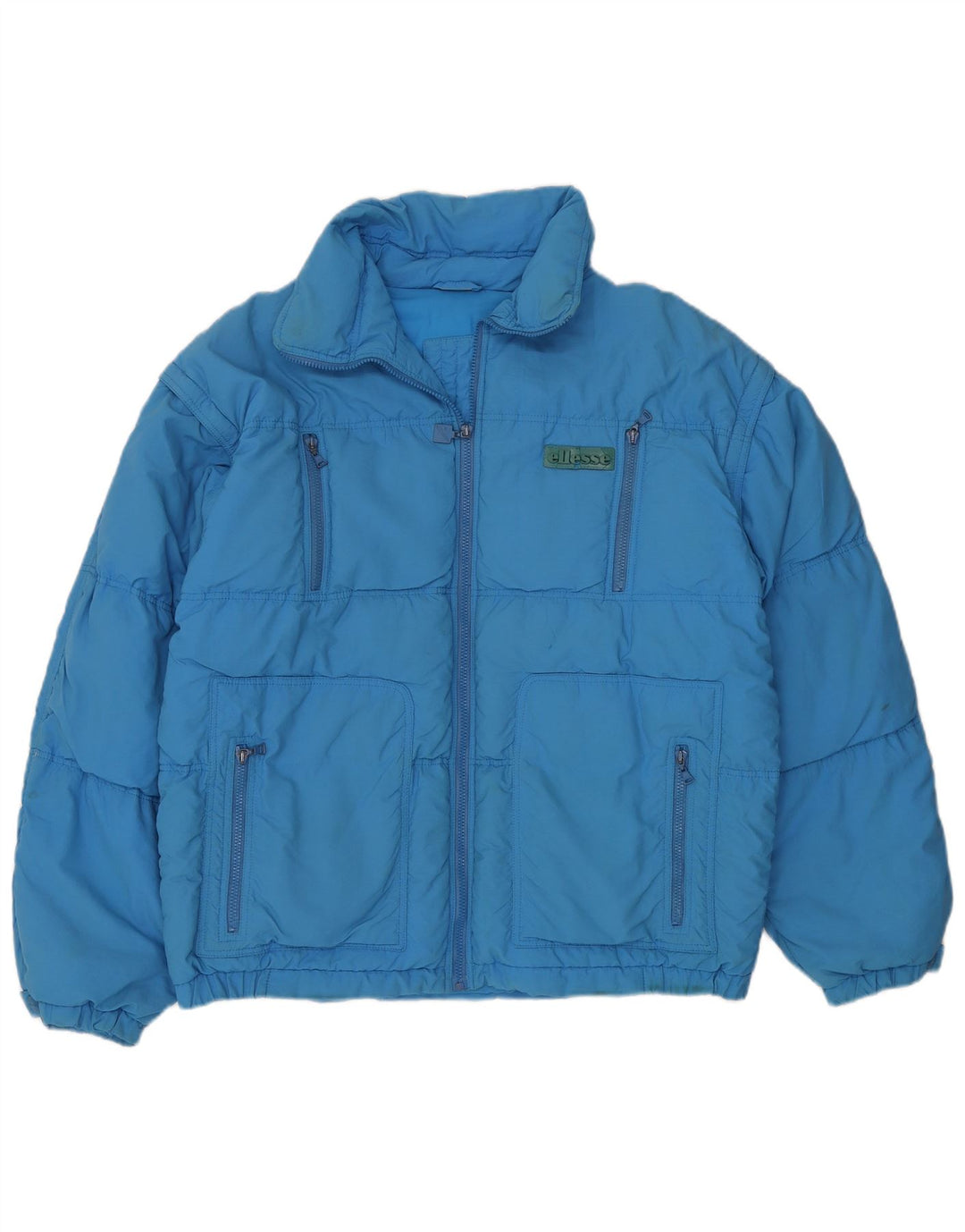 Giubbotto Imbottito Uomo ELLESSE IT 54 2XL Blu Poliammide