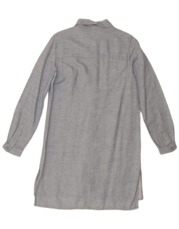 Abito camicia da donna French Connection UK 8 Piccolo Lyocell blu