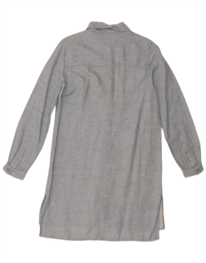 Abito camicia da donna French Connection UK 8 Piccolo Lyocell blu